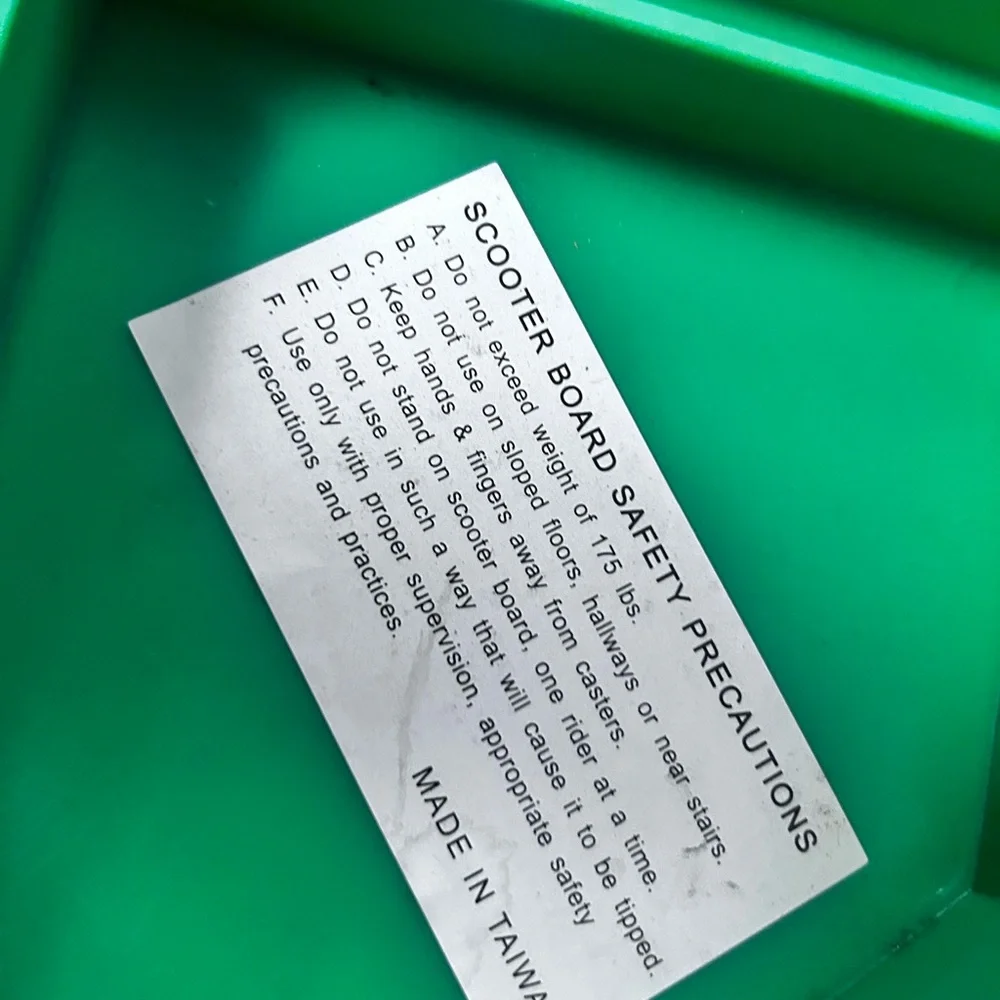 Green Square Stool - Picture 5 of 9